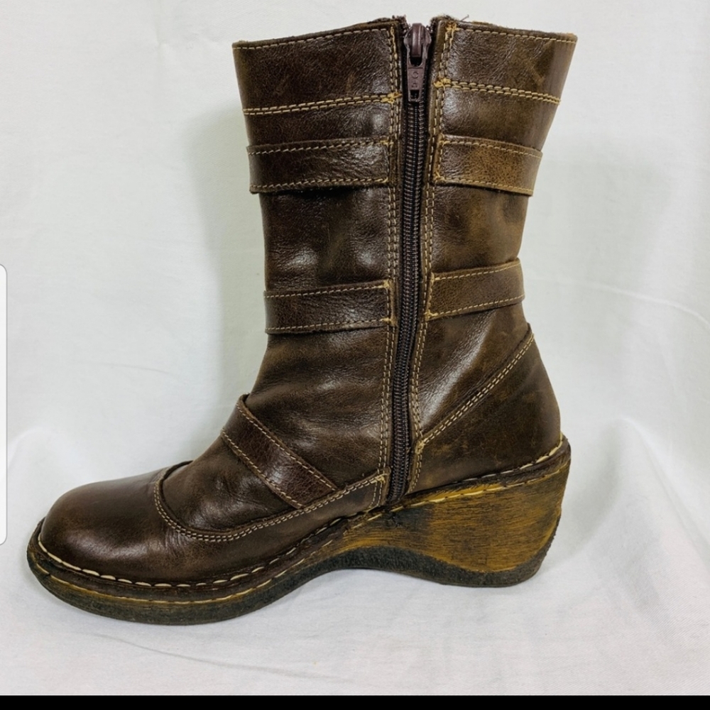 Lassen leather boots